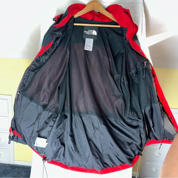 Vintage The North Face Hydroseal Red Black Ski Jacket Men's L Waterproof Y2K - Picture 9 of 11